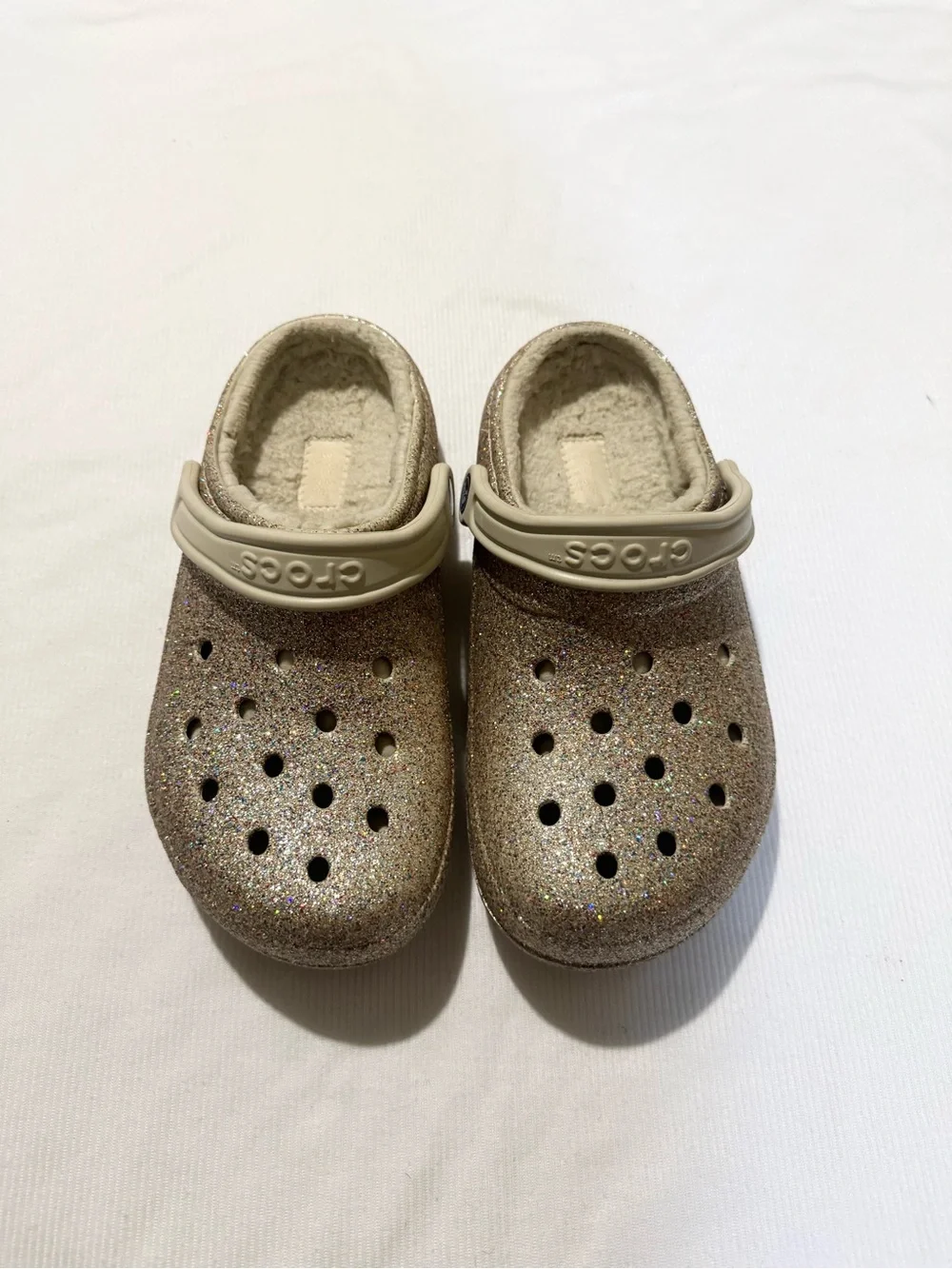 Glitter Crocs Comfort Unisex (Women’s 8, Men’s 6)